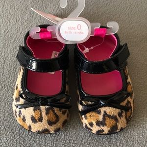 Baby Girls’ Leopard Print Shoes NWT